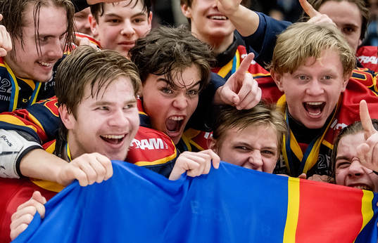 Djurgårdens spelare jublar