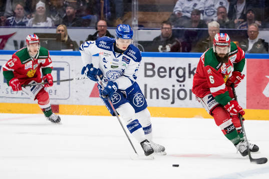Leksands Anton Karlsson och Moras Steven Seigo