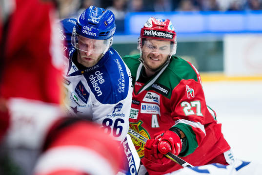 Leksands Daniel Pietta och Moras Matt Bailey