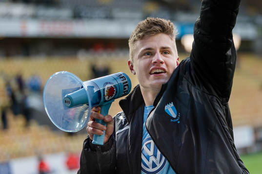 Malmö FFs Mattias Svanberg jublar