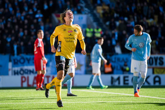 Elfsborgs Viktor Prodell jublar