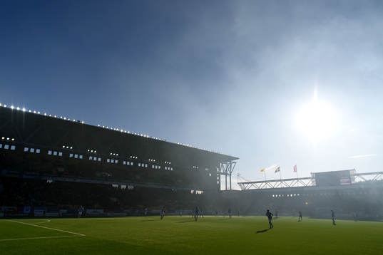 Vy över Borås Arena inför