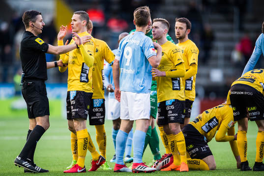 Malmö FFs Markus Rosenberg i bråk med Elfsborgs Jon