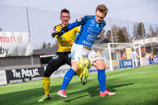 Norrbys Adam Eriksson och Frejs Jakob Glasberg