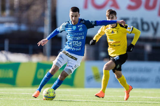 Norrbys Abdelrahman Saidi och Frejs Dusan Jajic