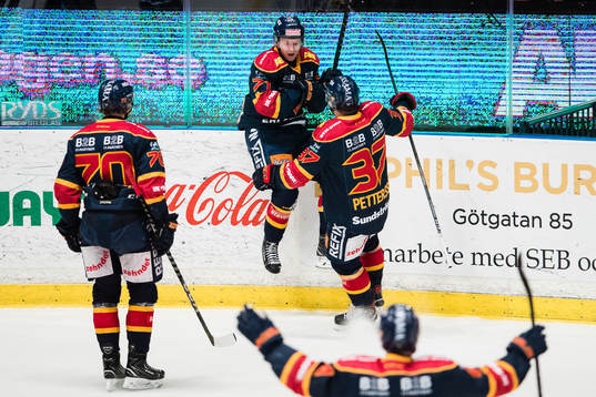 Djurgårdens Jonathan Davidsson jublar