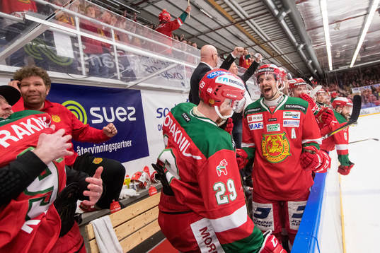 Moras Marcus Fagerudd jublar