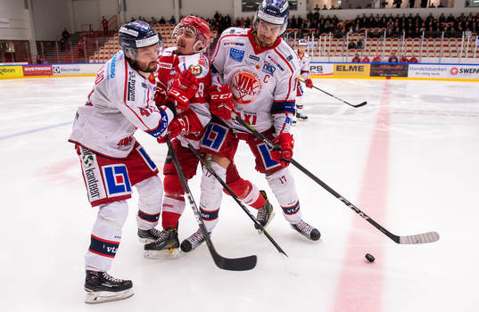 Västerviks Joacim Hedblad och Dan Pettersson samt Trojas