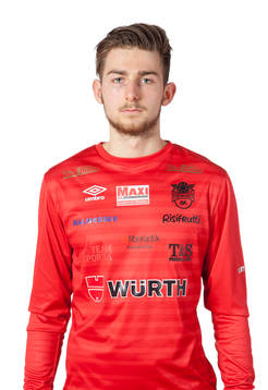 BK Forwards målvakt Sebastian Molnar poserar för ett porträtt den 4 april 2018 i Örebro.