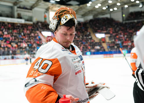 Karlskronas målvakt Johan Holmqvist