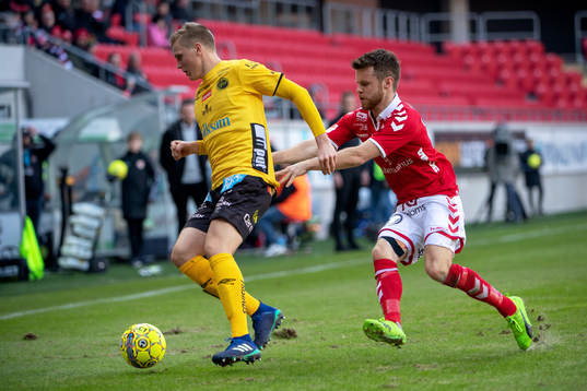 Elfsborgs Joakim Nilsson och Kalmars Måns Söderqvist