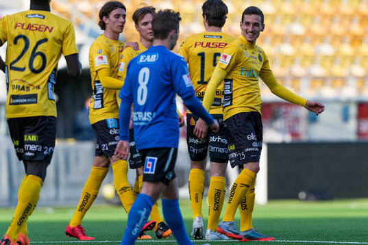Elfsborgs Arian Kabashi jublar efter att gjort 1-0