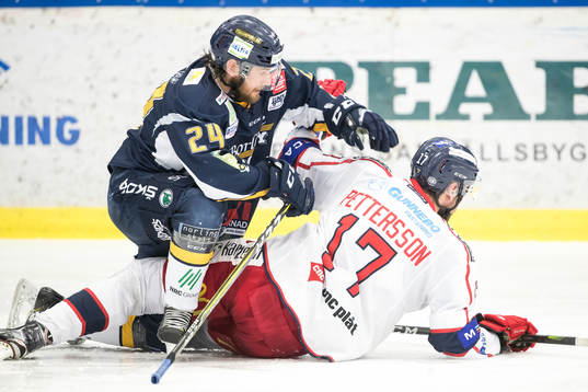 Borlänges Oliver Erixon och Västerviks Dan Pettersson  i