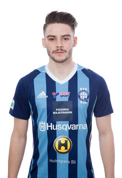 Husqvarnas Ryan Binns poserar för ett porträtt den 12 april 2018 i Husqvarna.