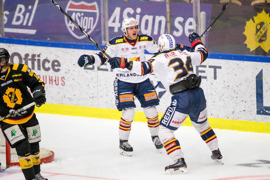 Djurgårdens Patrik Lundh , Daniel Brodin och Markus Ljungh