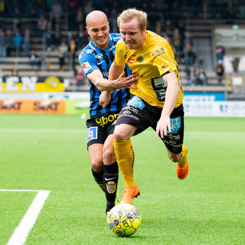 Elfsborgs Simon Lundevall och Sirius Karl Larson