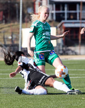 Västerås BK30 Maria Rodriguez och Mallbackens Wilma Modig