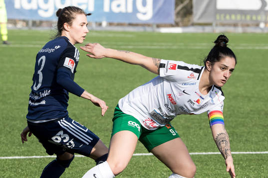 Kvarnsvedens  Agnes Dahlström och Assis Fernanda Caroline