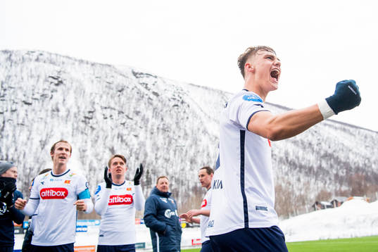 Markus Nakkim of Viking celebrates