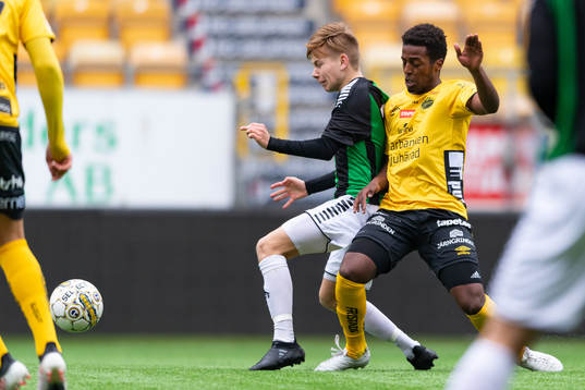 Elfsborgs Nattnael Zerai och GAIS Anders Sennewald