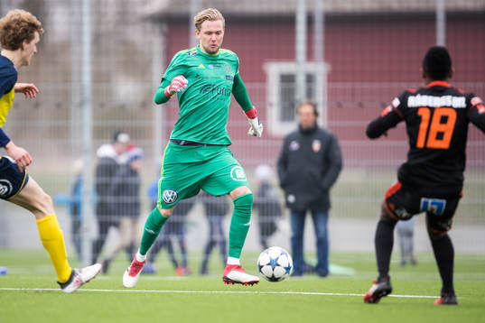 Ängelholms målvakt Linus Müller