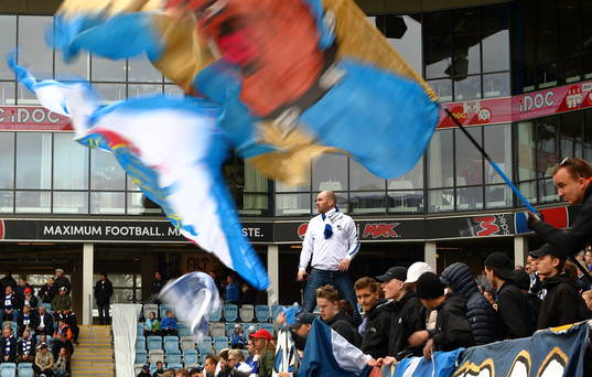 Norrköpings  klackledare Pontus Franzén