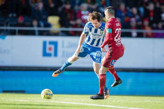 IFK Göteborgs Mikkel Diskerud mot Östersunds Douglas