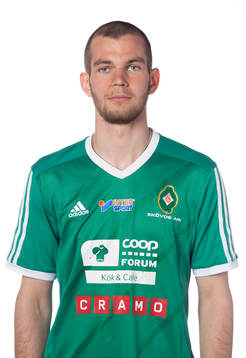 Skövdes målvakt Markus Fröjd poserar för ett porträtt den 17 april 2018 i Skövde.