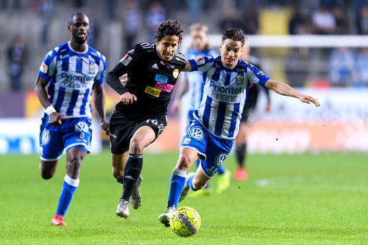 Dalkurds Ahmad Awad och IFK Göteborgs Amin Affane