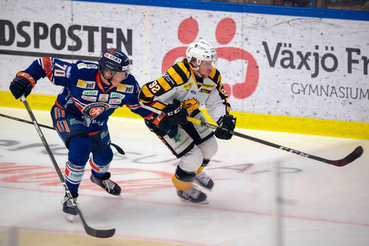Växjös Dennis Rasmussen och Skellefteås Jesper Olofsson