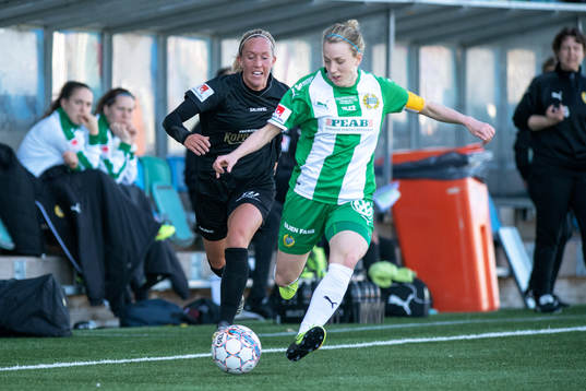 Göteborgs Julia Roddar och Hammarbys Olga Ekblom