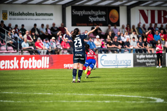 Linköpings Marija Banusic   reagerar