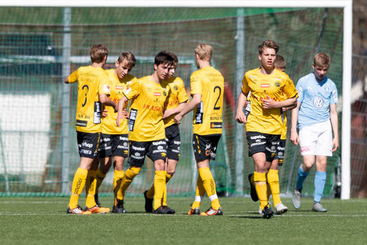 Elfsborgs spelarna jublar