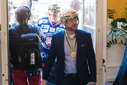 Växjös assisterande tränare Fredrik Hellgren