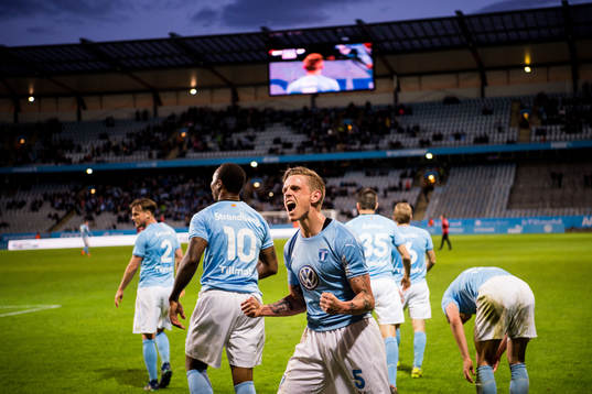 Malmö FFs Sören Rieks jublar