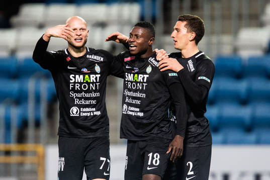 AFC Eskilstunas Zourab Tsiskaridze, Oke Akpoveta  och Adnan