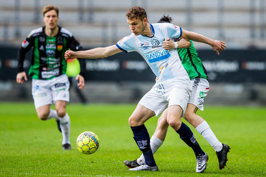 GAIS Jonas Lindberg och Gefles Piotr Johansson