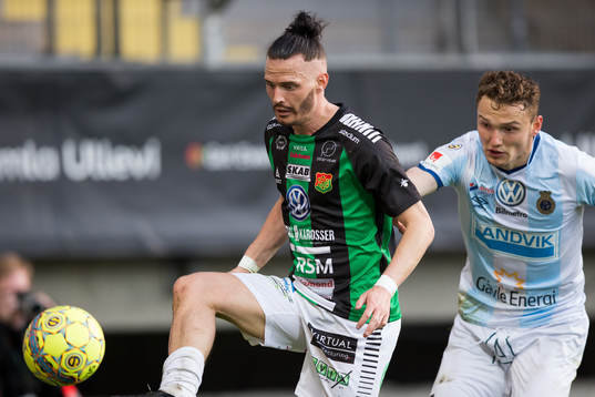 GAIS Jonas Lindberg och Gefles Piotr Johansson