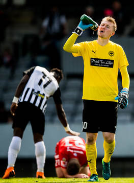 Värnamos målvakt Tobias Andersson