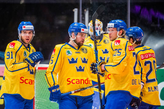 Sveriges Magnus Pääjärvi, Mikael Wikstrand, Jacob de la