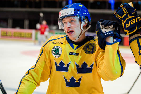 Sveriges Lawrence Pilut jublar