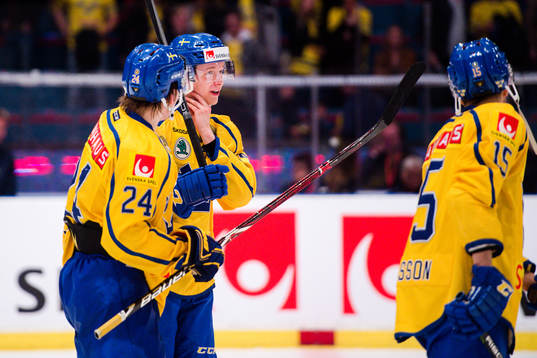Sveriges Lias Andersson och Elias Pettersson