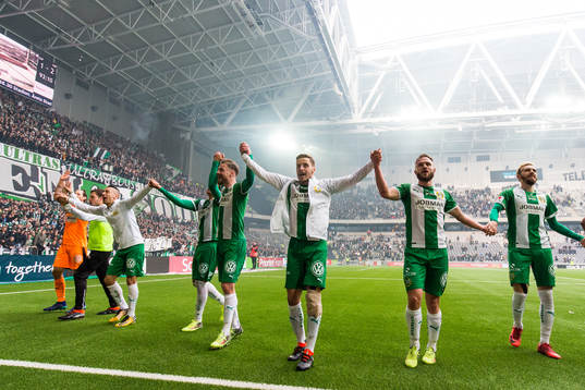 Hammarbys spelare tackar publiken