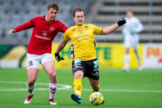 Elfsborgs Noel Jonsson och Kalmars Edvin Svalling
