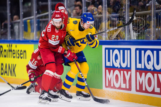 Vitrysslands Nikita Ustinenko och Sveriges Elias Pettersson