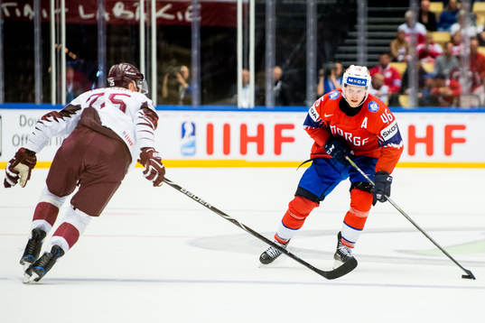 Andris Dzerins of Latvia and Mathis Olimb of Norway