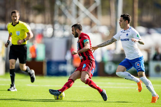 Östersunds Brwa Nouri och Norrköpings David Moberg