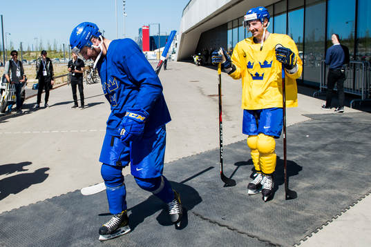Sveriges Mikael Wikstrand och Adam Almqvist
