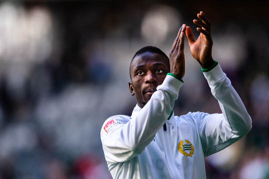 Hammarbys Pa Amat Dibba tackar publiken