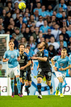 IFK Göteborgs Tobias Hysén och Mikkel Diskerud mot Malmö